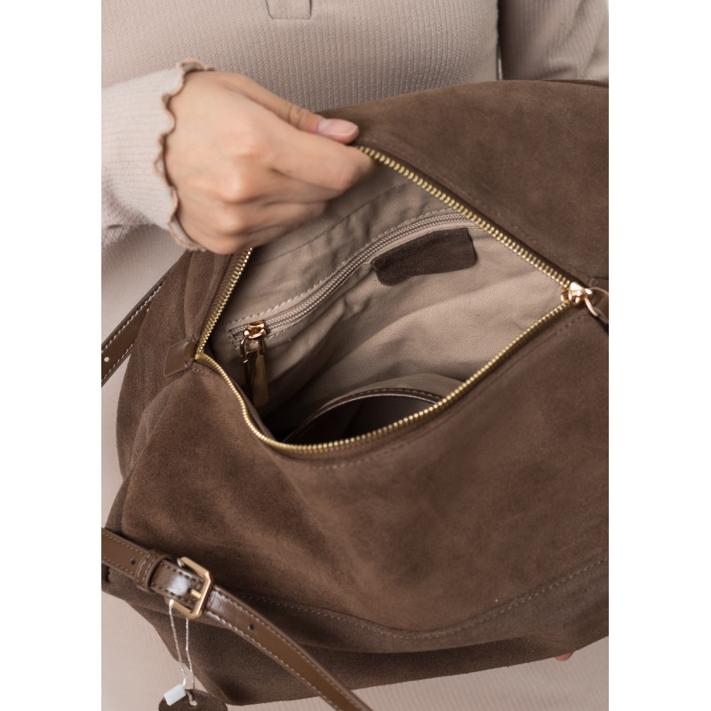 Сумка замшева коричнева AreesMeniwa 7088-B S - купити в Marigo
